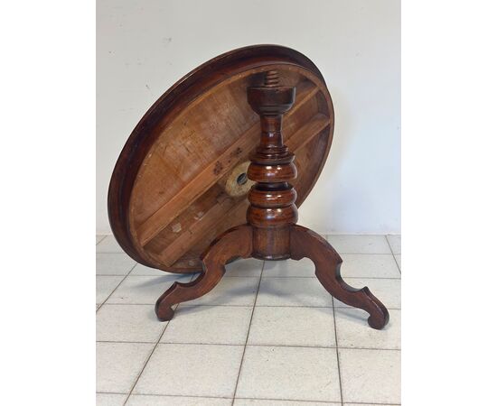 Small table. Rolo. Round inlaid table, second half of the 1800s