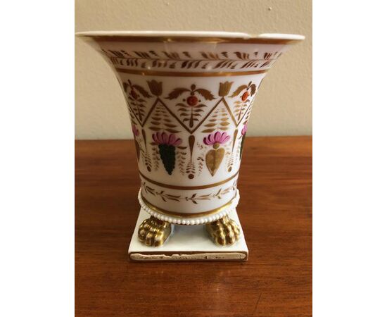 Old Paris porcelain vase