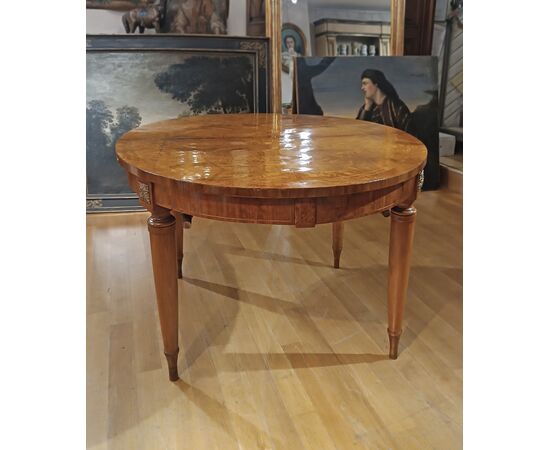 MID-19th CENTURY THUJA ROOT DINING TABLE