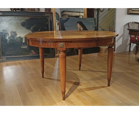 MID-19th CENTURY THUJA ROOT DINING TABLE