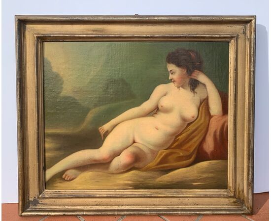 Pittore italiano (XVIII-XIX sec.) - Nudo femminile.