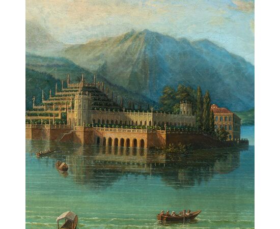 Pittore italiano (fine XVIII secolo) - Veduta dell’Isola Bella.