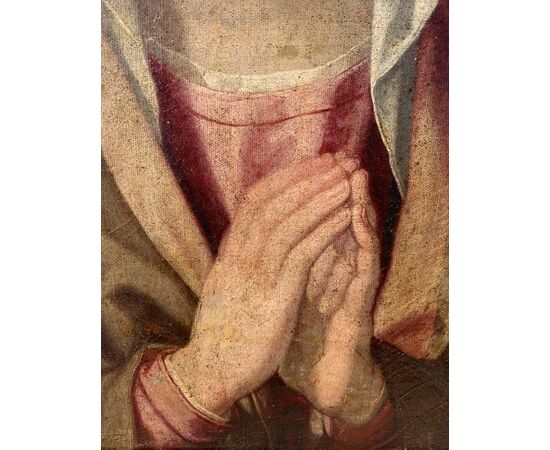 Maestro umbro-romano (XVI-XVII sec.) - Madonna orante.