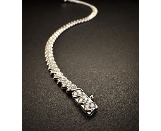 Bracciale  Tennis   con   Diamanti