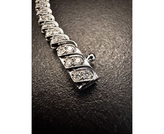 Bracciale  Tennis   con   Diamanti