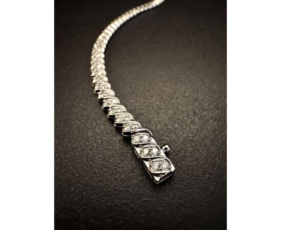 Bracciale  Tennis   con   Diamanti