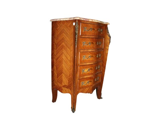 Cinquino francese in stile Luigi XV – XIX secolo