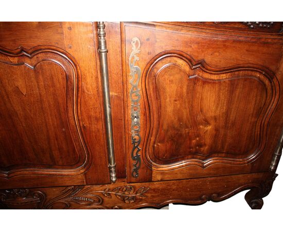 Magnifica credenza francese in ciliegio scuro – fine XIX secolo, stile Provenzale