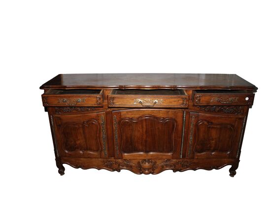 Magnifica credenza francese in ciliegio scuro – fine XIX secolo, stile Provenzale