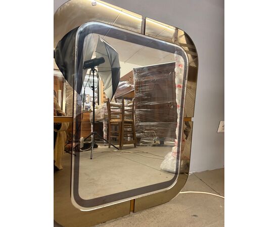 Specchio space age anni'70, 84x66cm