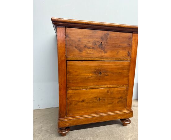 Antico mobiletto credenzino toscano XIX, 84x66x49cm restaurato