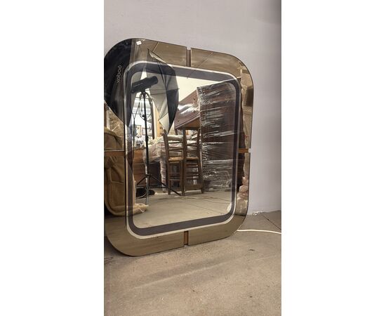 Specchio space age anni'70, 84x66cm