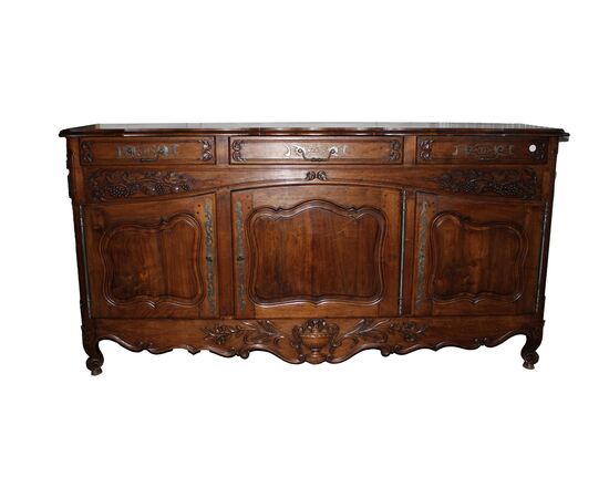Magnifica credenza francese in ciliegio scuro – fine XIX secolo, stile Provenzale
