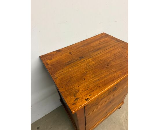 Antico mobiletto credenzino toscano XIX, 84x66x49cm restaurato