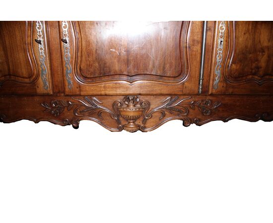 Magnifica credenza francese in ciliegio scuro – fine XIX secolo, stile Provenzale