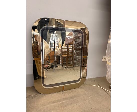 Specchio space age anni'70, 84x66cm
