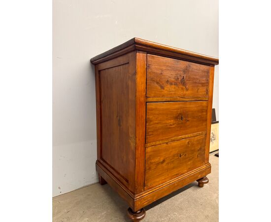 Antico mobiletto credenzino toscano XIX, 84x66x49cm restaurato