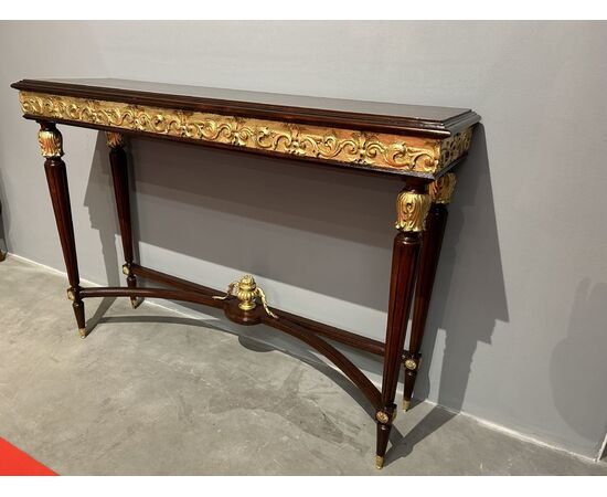 Very rare Empire style console table from Brianza