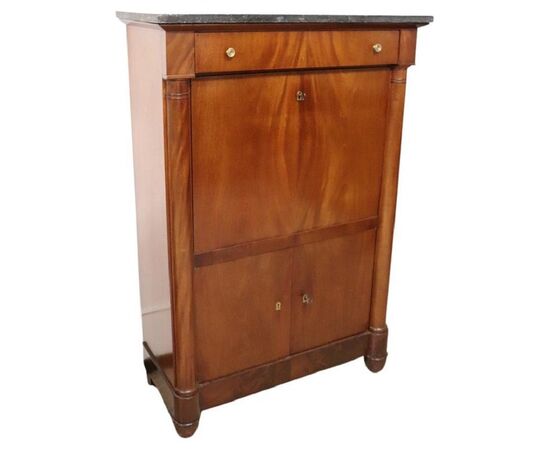 Antique 19th century mahogany secretaire