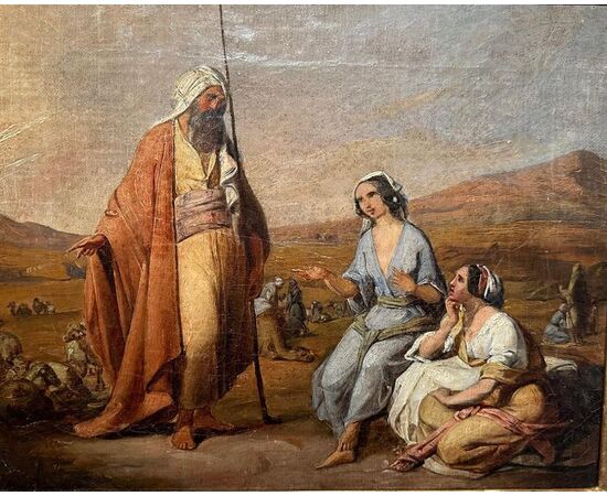 GENRE SCENE WITH SHEPHERD AND WOMEN