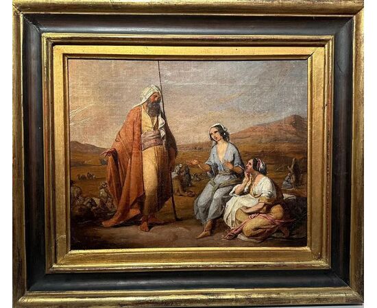 GENRE SCENE WITH SHEPHERD AND WOMEN