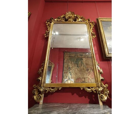GRANDE SPECCHIERA DORATA LUIGI FILIPPO PRIMA META’ DEL XIX SECOLO