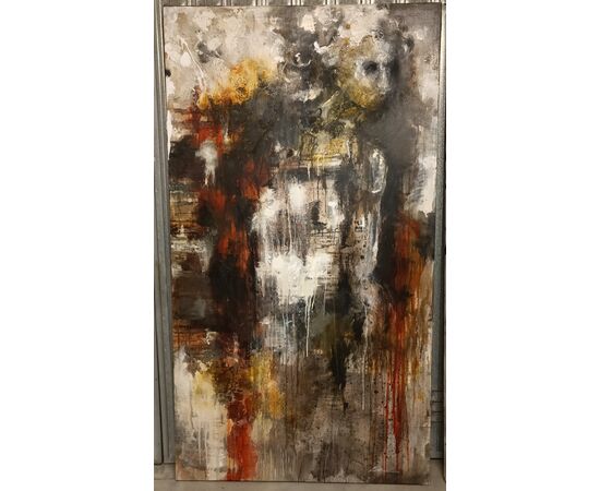 Coppia di olii su tela nudo figurativo arte moderna firmato