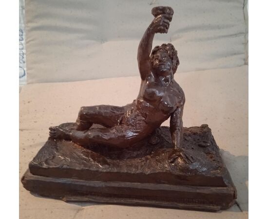After Jean Jacques Pradier, Wax Bacchante Sketch