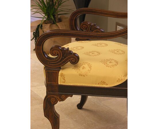 Set di 4 poltrone Carlo X Set di 4 poltrone Carlo X