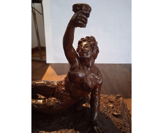 After Jean Jacques Pradier, Wax Bacchante Sketch