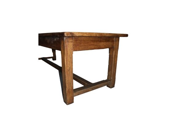 Large rustic oak table - late 19th century Large rustic oak table - late 19th century