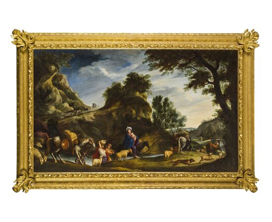 Pier Francesco Cittadini, Giacobbe e la sua famiglia si recano in Egitto, XVII secolo Pier Francesco Cittadini, Giacobbe e la sua famiglia si recano in Egitto, XVII secolo