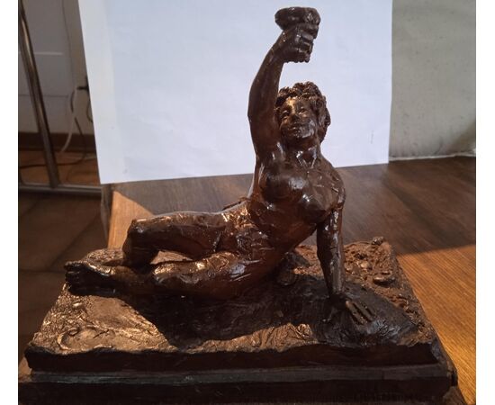 After Jean Jacques Pradier, Wax Bacchante Sketch