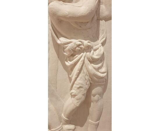 ALTORILIEVO ART DECO' IN GESSO CAINO ED ABELE ALTORILIEVO ART DECO' IN GESSO CAINO ED ABELE