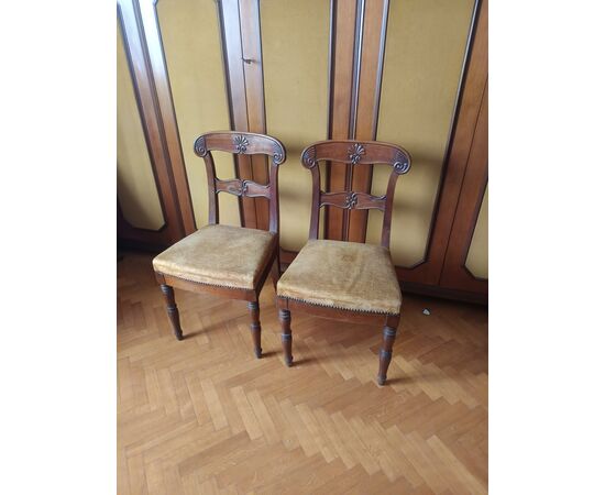 coppia sedie in noce 800