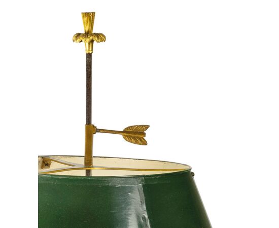 Gilt bronze bouillotte lamp, France, early 19th century Gilt bronze bouillotte lamp, France, early 19th century