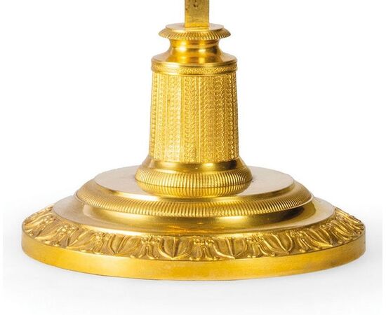 Gilt bronze Bouillotte lamp - early 20th century, France Gilt bronze Bouillotte lamp - early 20th century, France