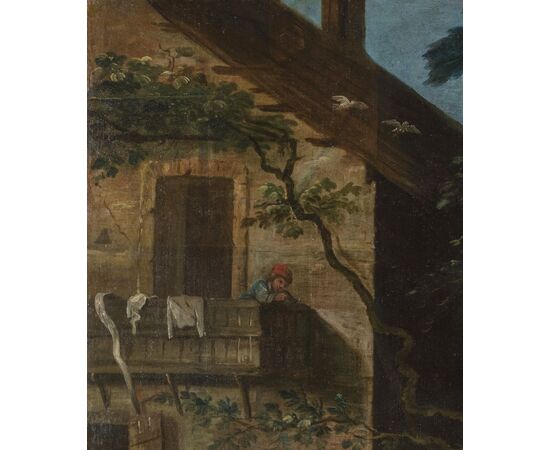 Giovanni Michele Graneri (Turin 1708-1762), Peasants dancing in front of the tavern