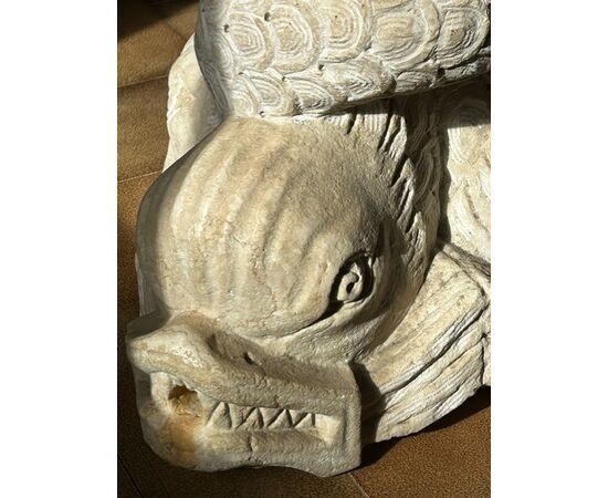 Triton in marble