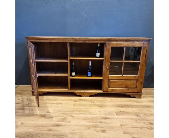 Intriguing 19th-century walnut pantry cupboard