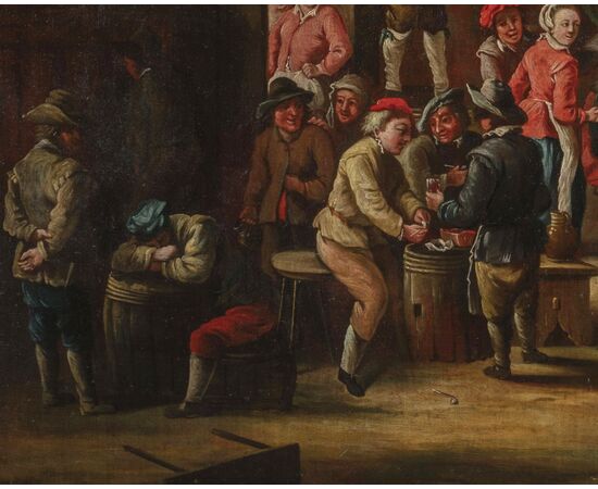 Giovanni Michele Graneri (Turin 1708-1762), Peasants dancing in front of the tavern
