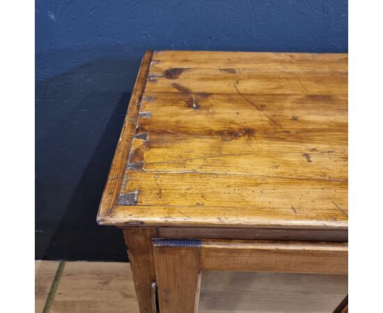 Intriguing 19th-century walnut pantry cupboard