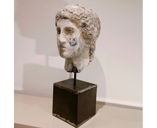 20th century academic wax sculpture – Head of Hera