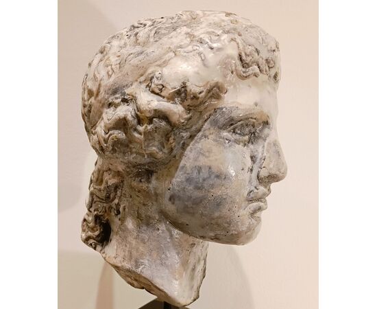 20th century academic wax sculpture – Head of Hera