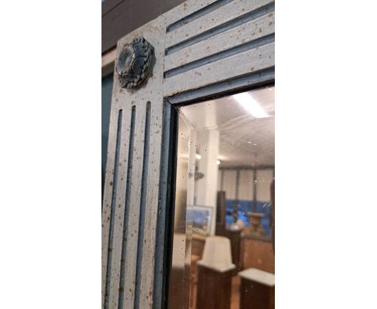 Large painted Napoleon III mirror
