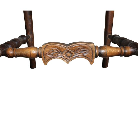 Group of 4 French Provençal chairs from the late 19th century Group of 4 French Provençal chairs from the late 19th century