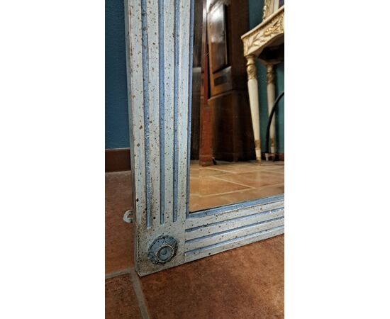 Grande specchiera Napoleone III dipinta