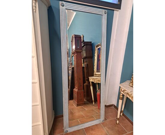 Grande specchiera Napoleone III dipinta