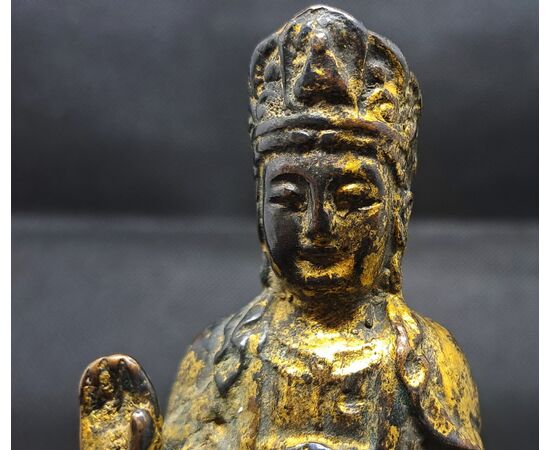 BRONZE GUANYIN - CHINA - 19TH CENTURY BRONZE GUANYIN - CHINA - 19TH CENTURY