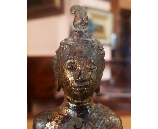 GILT BRONZE SAKYAMUNI THAILAND GILT BRONZE GILT BRONZE SAKYAMUNI THAILAND GILT BRONZE